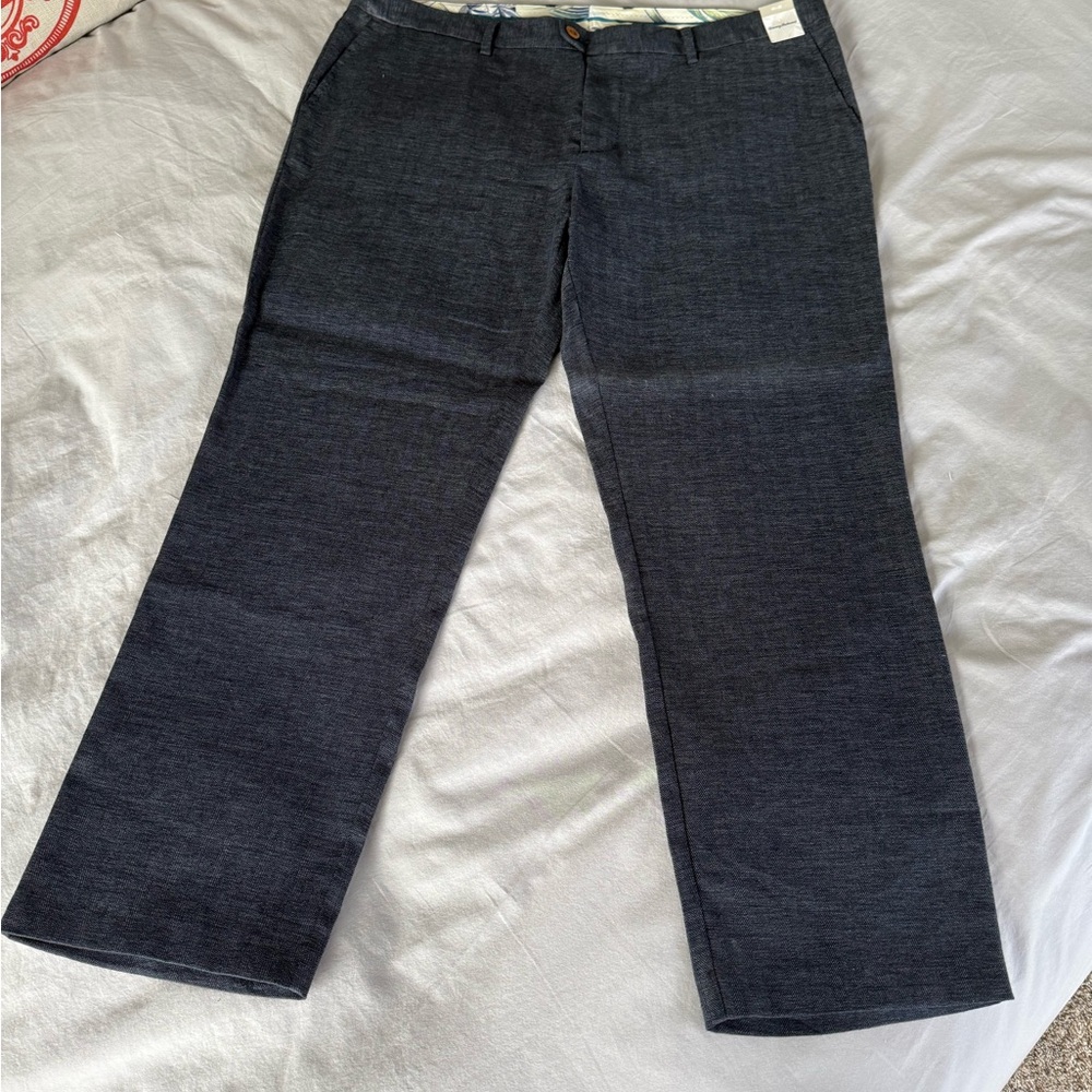 Tommy Bahama Mahalo Bay Flat Front Pant  Color Maritime